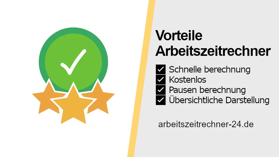 Vorteile eines Arbeitszeitrechners